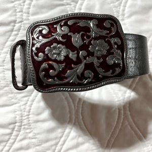 Leather belt
